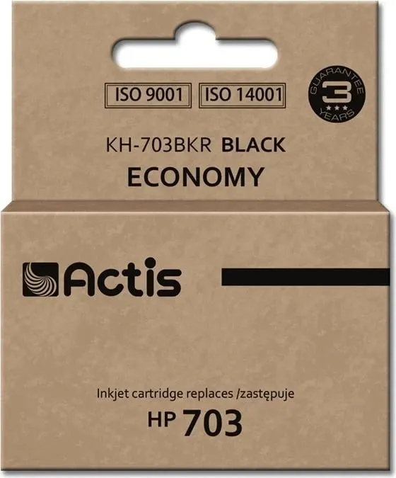 Ngjyrë për printer Actis KH-703BKR / CD887AE, e zezë - 1