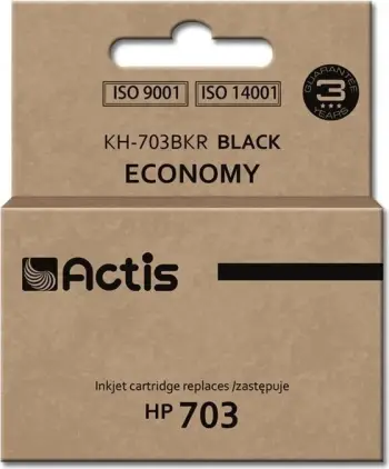 Ngjyrë për printer Actis KH-703BKR / CD887AE, e zezë
