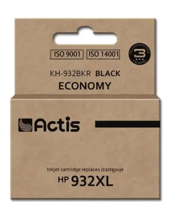 Ngjyrë për printer Actis KH-932BKR (zëvendësim për HP 932XL CN053AE), 30 ml, e zezë