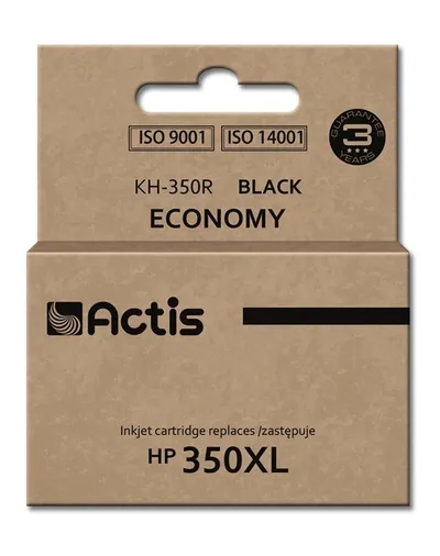 Ngjyrë për printer Actis KH-350R (zëvendësim për HP 350XL CB336EE), 35 ml, e zezë - 1