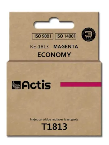 Ngjyrë për printer Actis KE-1813 (zëvendësim për Epson T1813), 15 ml, vjollcë