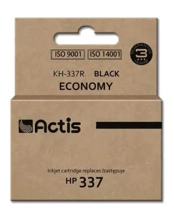 Ngjyrë për printer Actis KH-337R (zëvendësim për HP 337 C9364A), 15 ml, e zezë
