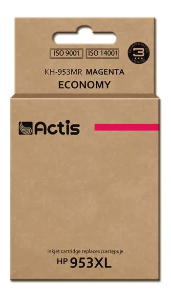 Ngjyrë për printer Actis KH-953MR (zëvendësim për HP 953XL F6U17AE), 25 ml, vjollcë