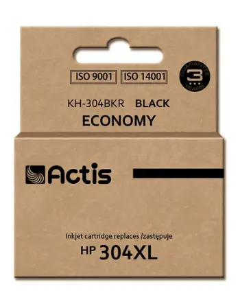 Ngjyrë për printer Actis KH-304BKR (zëvendësim për HP 304XL N9K08AE), 20 ml, e zezë