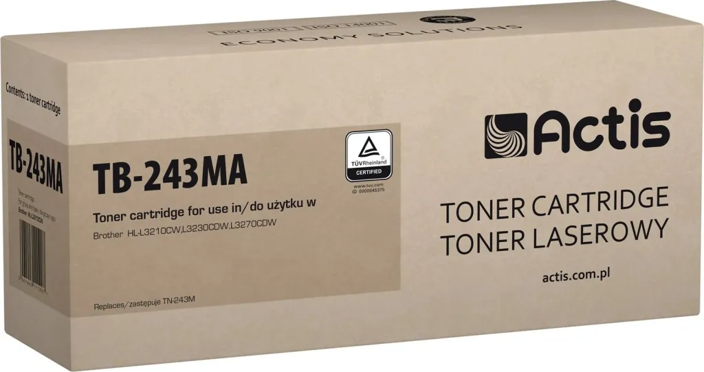 Toner zëvendësues Actis TB-243CA për printerë Brother - 1