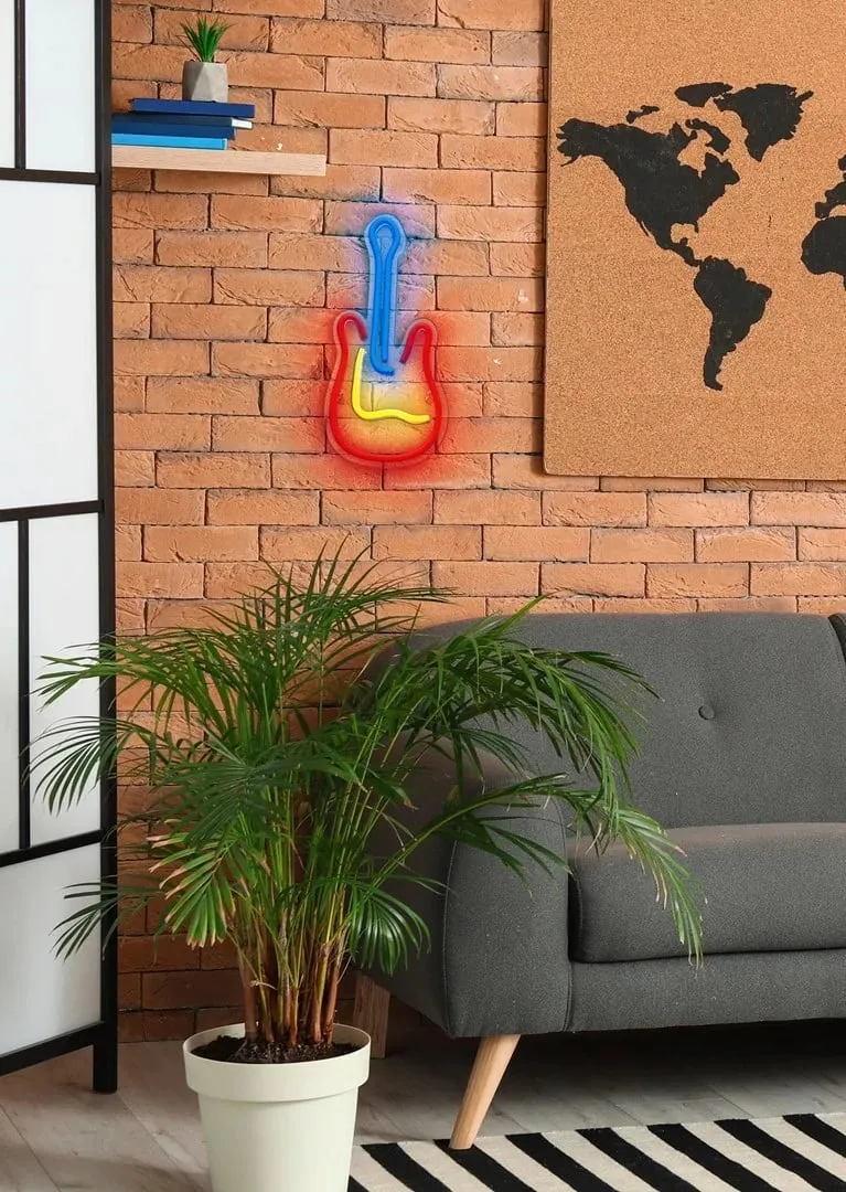 Dritë LED Actis Neon Guitar, Multikolor - 2
