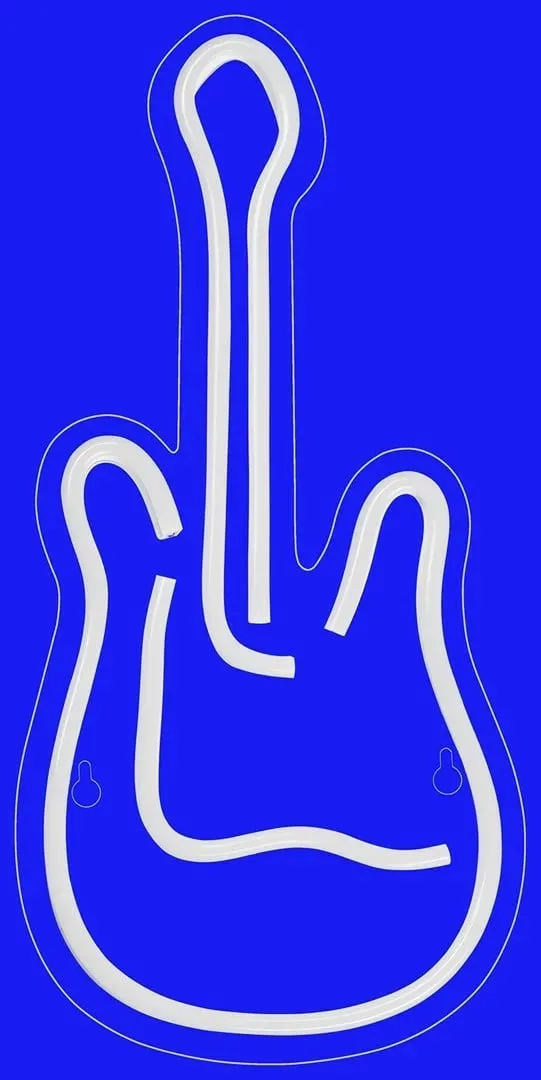 Dritë LED Actis Neon Guitar, Multikolor - 8