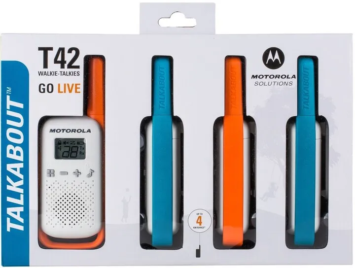 Radiomarrëse Motorola TLKR T42, 4 copë - 3