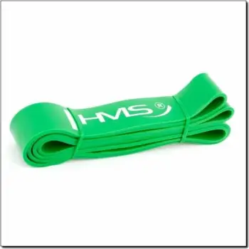 Shirit ushtrimesh HMS GU05, 45x4.5x2080mm, rezistencë e lartë, jeshil