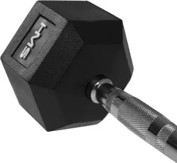 Shtanga për ushtrime HMS Hex Pro, 47.5kg, të zeza