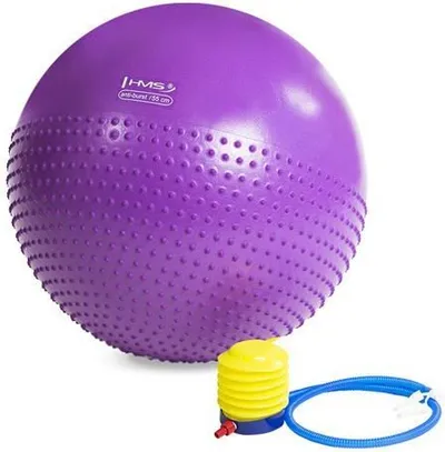 Top për ushtrime HMS YB03, 55 cm, vjollcë - 1
