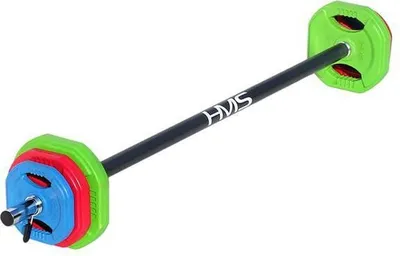 Set barbel HMS SBP20, 20 kg, për Body Pump, shumëngjyrësh - 2