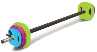 Set barbel HMS SBP20, 20 kg, për Body Pump, shumëngjyrësh - 11