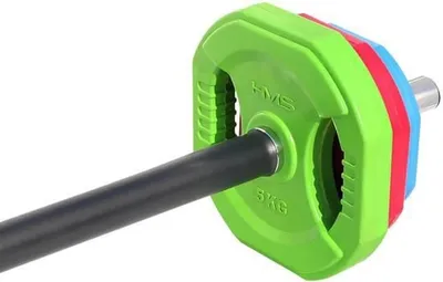 Set barbel HMS SBP20, 20 kg, për Body Pump, shumëngjyrësh - 4