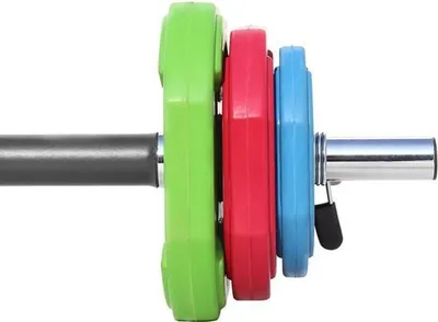 Set barbel HMS SBP20, 20 kg, për Body Pump, shumëngjyrësh - 5