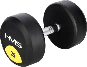 Peshë HMS HG PRO Dumbbell, 25 kg, e zezë