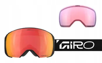 Syze skijimi Giro Comp Wordmark, lente VIVID ZEISS, sistem magnetik Snapshot, të zeza