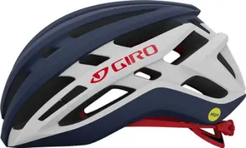 Helmeta rrugore Giro Agilis, madhësia M 55-59 cm, Matte Midnight White Red, pa MIPS
