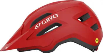 Helmetë MTB Giro Fixture II MIPS, madhësi universale 54-61cm, sistem MIPS, matte trim e kuqe