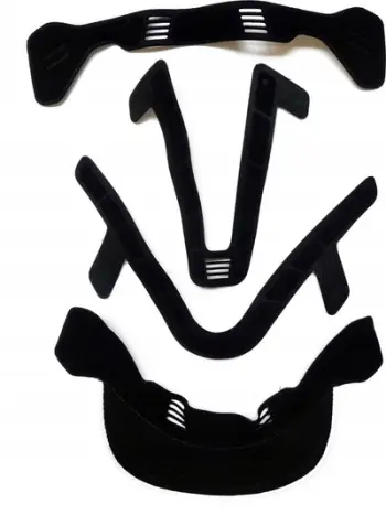 Set jastekë të brendshëm dhe vizorë për helmetë Giro Caden, madhësia S, i zi