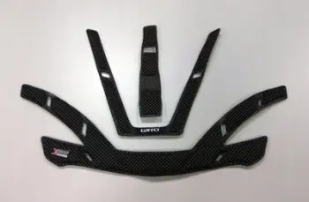 Jastëkë të brendshëm për helmetë Giro Manifest, shkumë hidrofilike, antibakterialë, gri
