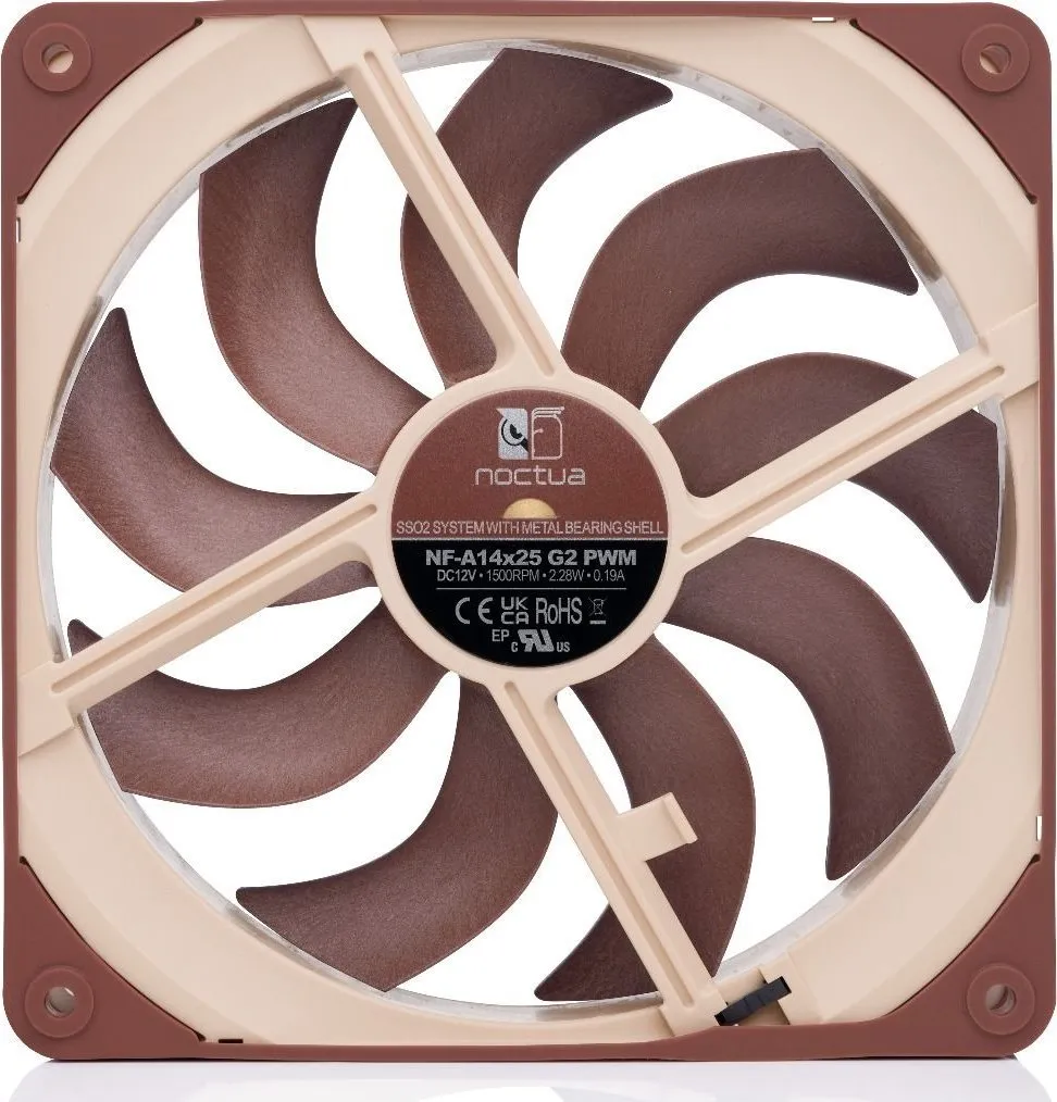 Ftohës Noctua NF-A14X25 G2 PWM, 140mm - 4