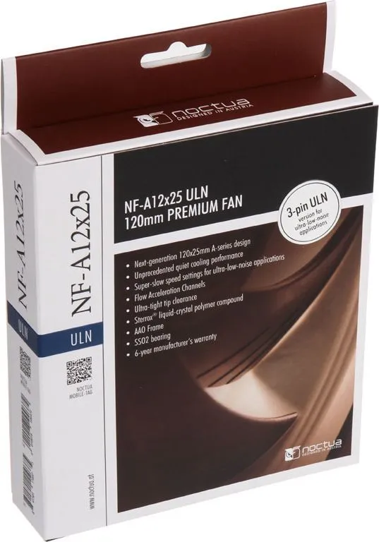 Ftohës Noctua NF-A12x25 ULN, 120 mm - 7