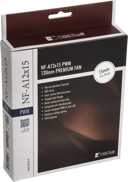 Ftohës Noctua NF-A12x15 PWM, 120 mm - 6