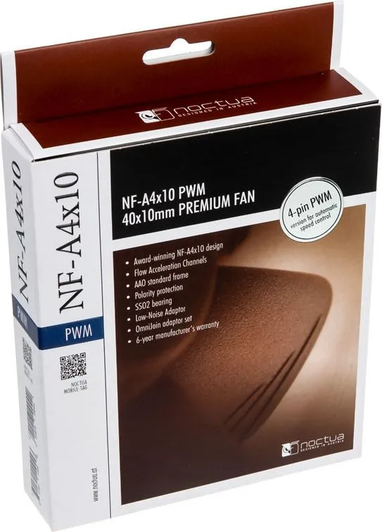 Ftohës Noctua NF-A4x10 PWM, 40 mm - 6