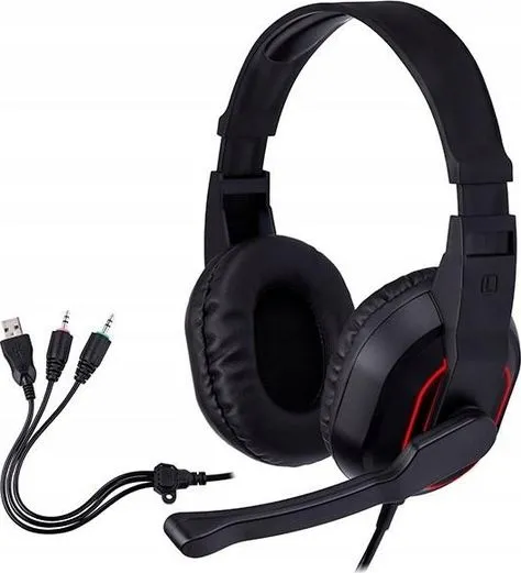 Kufje Tracer Gamezone Radian RGB Flow, të zeza - 1