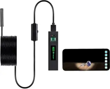 Kamerë endoskopike Tracer HardWire, 5 m, diametër 7 mm, me LED, USB