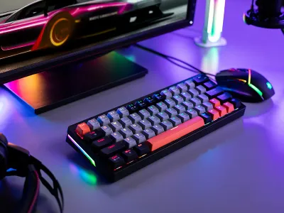 Tastierë mekanike Gaming Tracer GAMEZONE EVO1, USB, RGB, e hirtë e errët - 4