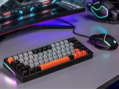 Tastierë mekanike Gaming Tracer GAMEZONE EVO1, USB, RGB, e hirtë e errët - 6