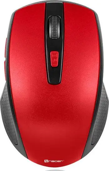 Maus Tracer Deal, wireless, USB, i kuq