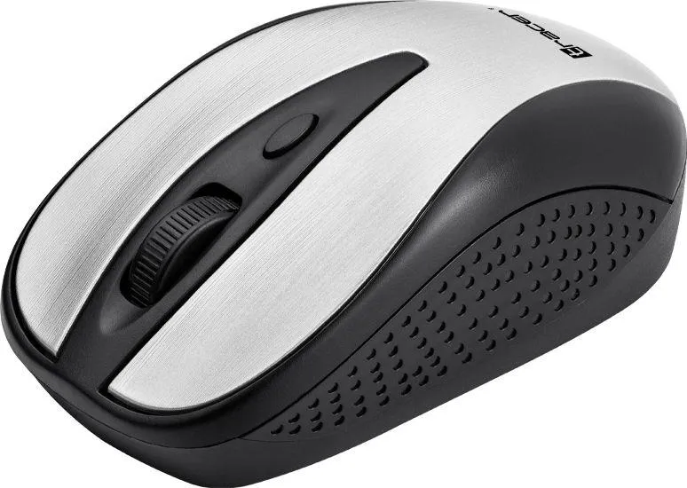 Maus Tracer Joy, wireless, USB, i zi dhe i argjendtë - 1