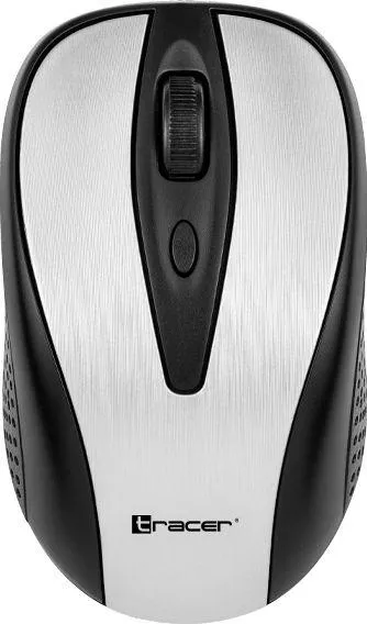 Maus Tracer Joy, wireless, USB, i zi dhe i argjendtë - 2