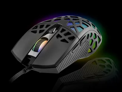 Maus Tracer GAMEZONE Reika RGB, Gaming, USB Type-A, i zi - 2