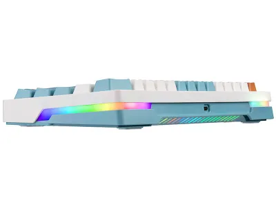 Tastierë mekanike Gaming Tracer GAMEZONE EVO3, USB, RGB, e bardhë - 1