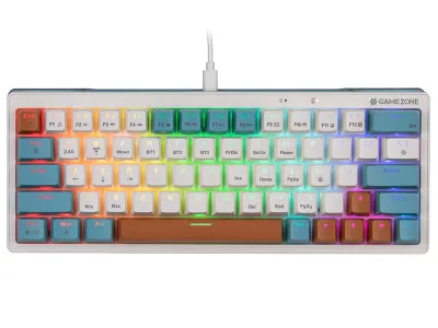 Tastierë mekanike Gaming Tracer GAMEZONE EVO3, USB, RGB, e bardhë - 5