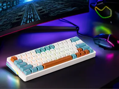Tastierë mekanike Gaming Tracer GAMEZONE EVO3, USB, RGB, e bardhë - 7
