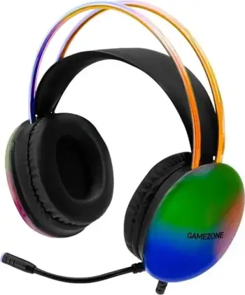 Kufje Tracer GameZone GZ X4, me mikrofon, me dritë RGB, me kabllo, multikolor