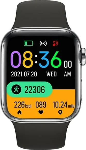 Ora inteligjente Tracer TW7, ekran me prekje, Bluetooth, e zezë - 2