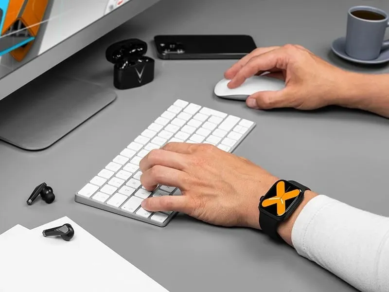 Ora inteligjente Tracer TW7, ekran me prekje, Bluetooth, e zezë - 6