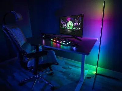 Llambë dyshemeje Tracer Ambience Smart Corner, RGB, e mençur, e zezë - 5
