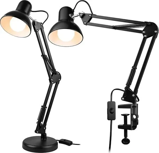 Lampë tavoline Tracer Architect 2 in 1, 2xE27, 40W, e zezë - 3