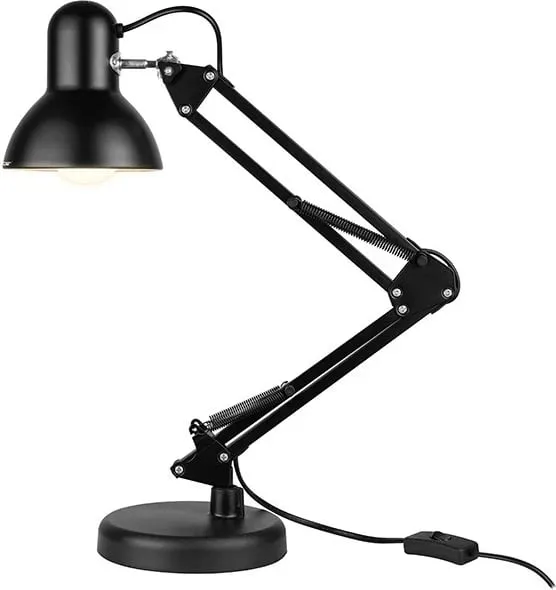 Lampë tavoline Tracer Architect 2 in 1, 2xE27, 40W, e zezë - 4