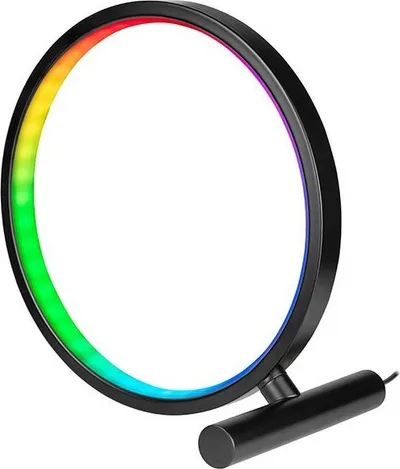 Lampë dekorative Tracer Ambience Smart Circle, RGB, Smart WiFi, e zezë - 2