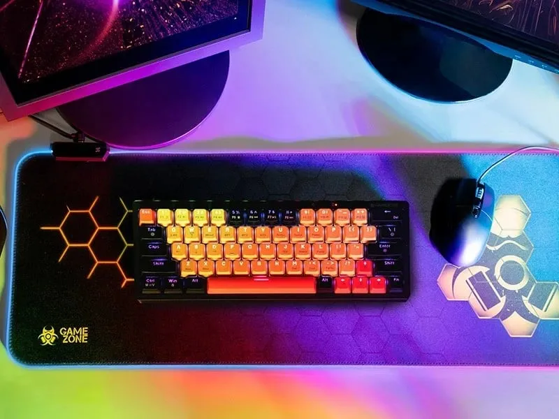 Mauspad Tracer GameZone Hexy1 RGB, i zi - 5