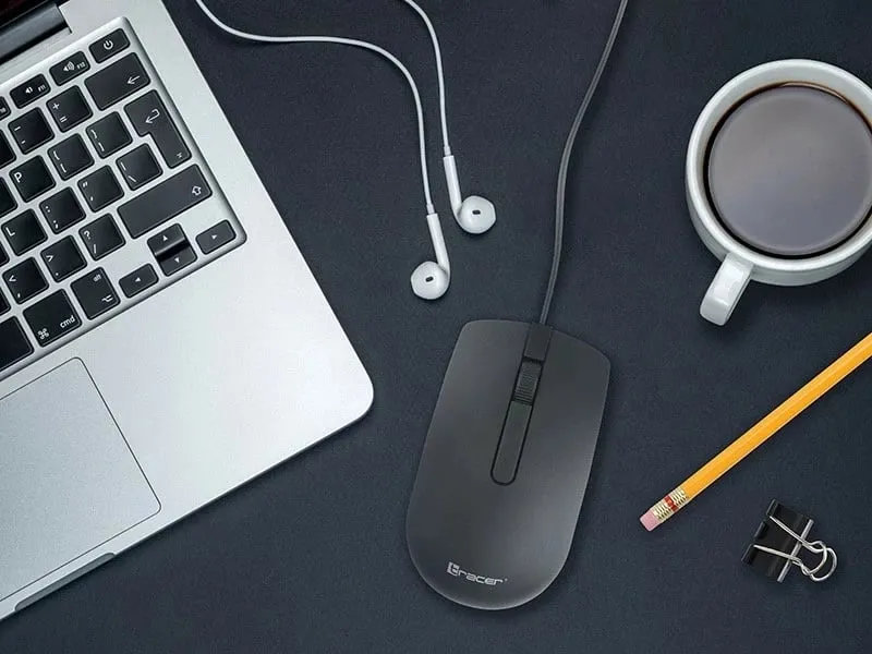 Maus Tracer OFFI, USB, laser, 800 DPI, e zezë - 4
