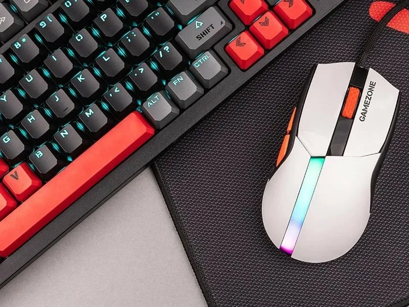 Maus Tracer GameZone COOL, RGB, 12 000 dpi, i bardhë - 3